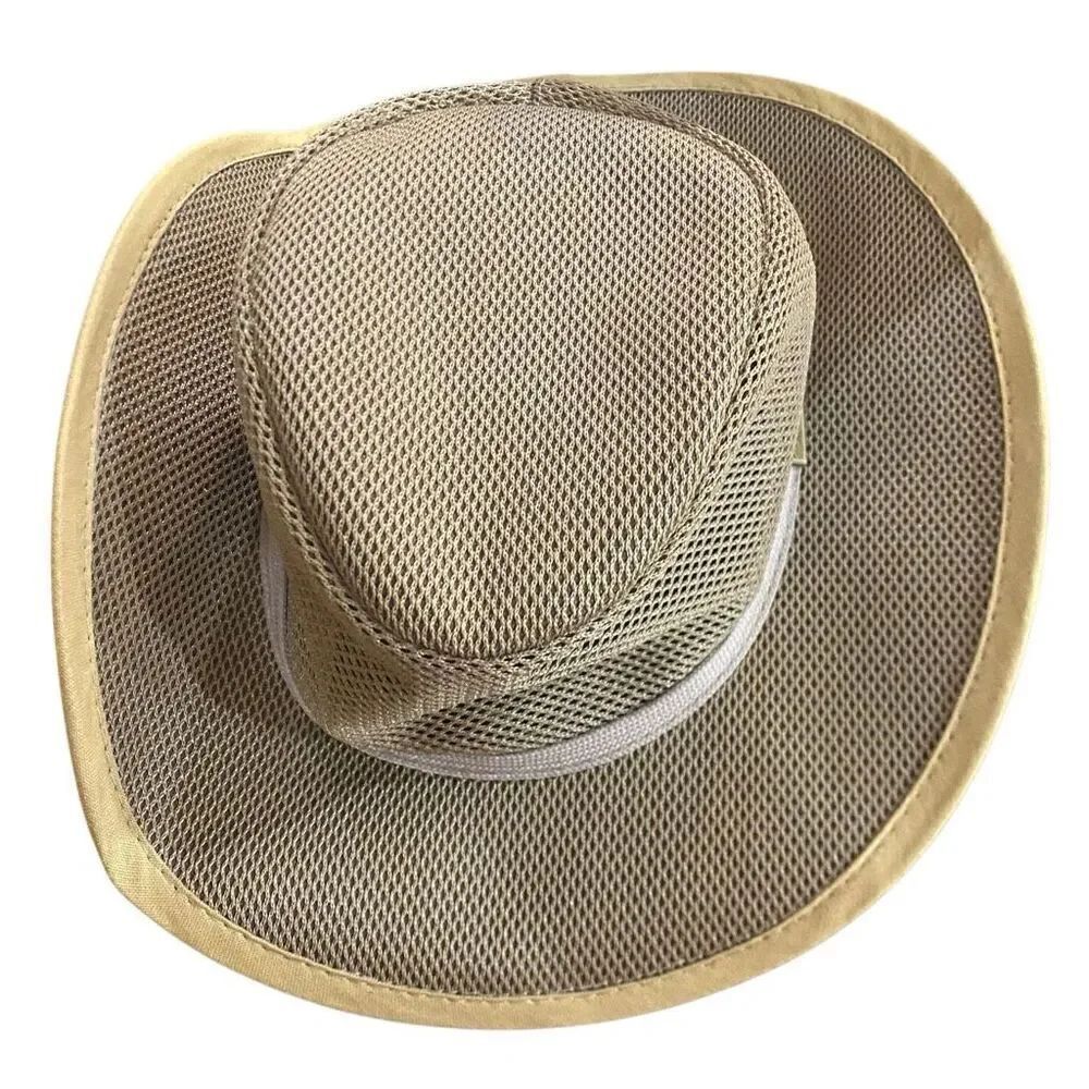 Red head brand Co fisher man hat tan blue